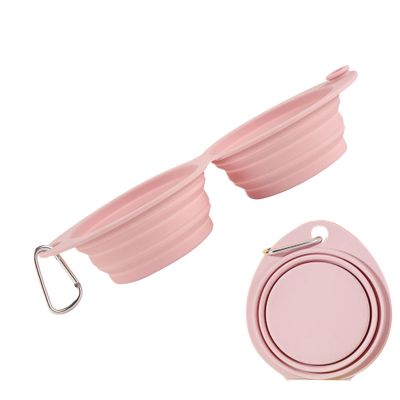 Collapsible Double Dog Travel Bowl