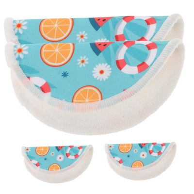 Supvox Reusable Nursing Pads for Women, Absorbent Washable Breast Pads, Polyester, 4-Pack