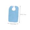 VALICLUD Reusable Adult Bib, Stain-Resistant Microfiber, Lightweight and Comfortable, Keeps Face Dry view 2