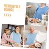 VALICLUD Reusable Adult Bib, Stain-Resistant Microfiber, Lightweight and Comfortable, Keeps Face Dry view 3