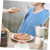 VALICLUD Reusable Adult Bib, Stain-Resistant Microfiber, Lightweight and Comfortable, Keeps Face Dry view 4