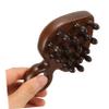 Brown Wooden Wide-Tooth Massage Comb view 4