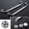 EUXHTYWP Bathroom Door Handles, One-Sided Pull Handles for Shower Doors, Shower Wall Door Handles, Push Buttons, Entrance Door Handle Bars, 44 cm (2 pcs) view 4