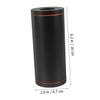 2-Piece Cylindrical Tissue Box Set for Car, Round, Black view 2