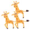 ERINGOGO 3-Piece Resin Aquarium Ornament Giraffe Statue view 1