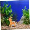 ERINGOGO 3-Piece Resin Aquarium Ornament Giraffe Statue view 4