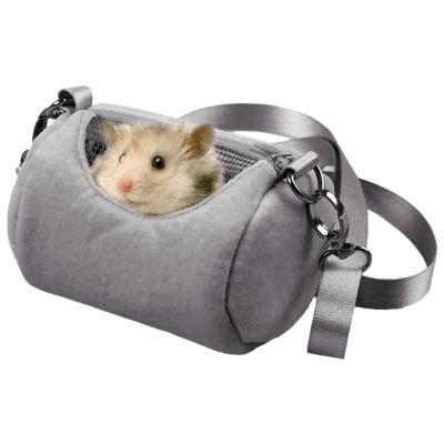 Portable Plush Backpack for Small Pets