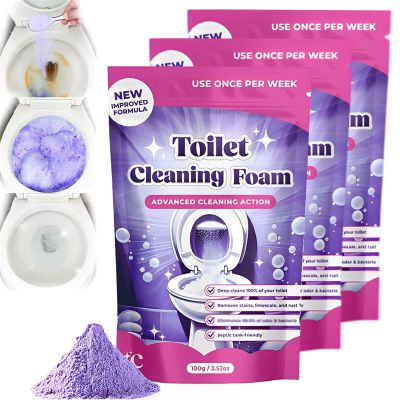 FizzClean Toilet Cleaner, Foaming Limescale Remover Powder (3)