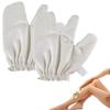 Garshana Raw Silk Massage and Exfoliating Shower Gloves, Body and Face Scrub Mitts, 2-Pack view 1