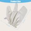 Garshana Raw Silk Massage and Exfoliating Shower Gloves, Body and Face Scrub Mitts, 2-Pack view 2