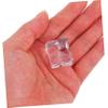 ULTECHNOVO 20-Piece Square Acrylic Artificial Ice Cubes for Kitchen Decor, Photo Props, and Vase Filler view 3