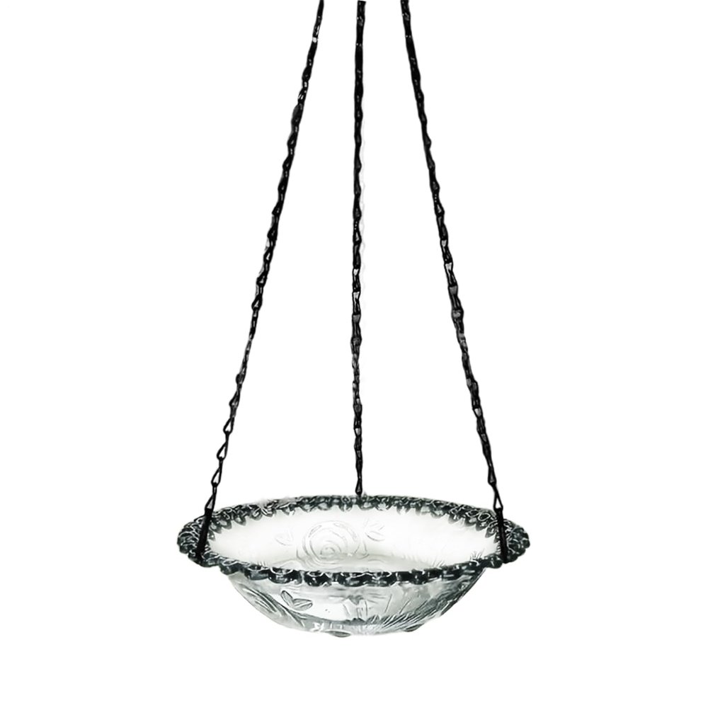 Decorative Heavy-Duty Metal Hanging Garden Bird Bath