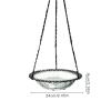 Decorative Heavy-Duty Metal Hanging Garden Bird Bath view 2