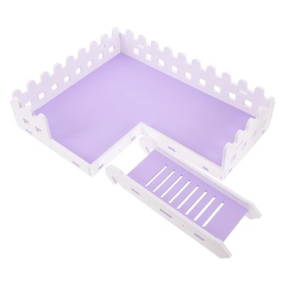 ibasenice Hamster Platform with PVC Ladder for Small Pets