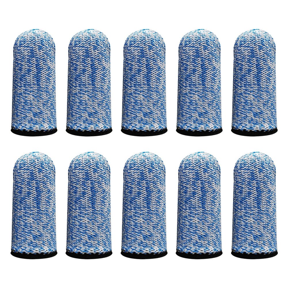 YIBOZI Cut-Resistant Finger Cots, 10-Pack, Reusable