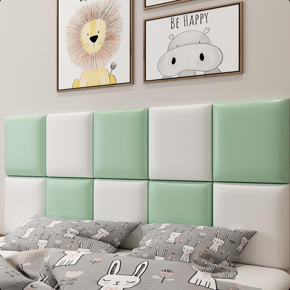 3D Self-Adhesive Padded Wall Panels, 30 mm PU, 30 x 40 cm, 4-Pack