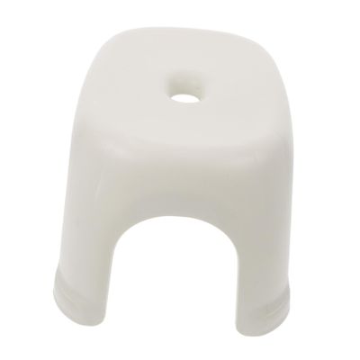 Toddler Step Stool, Small Stool, White, PP, for Bathroom