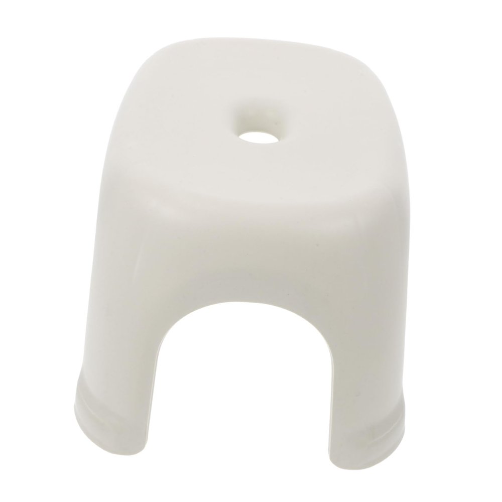 Toddler Step Stool, Small Stool, White, PP, for Bathroom
