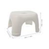 Toddler Step Stool, Small Stool, White, PP, for Bathroom view 2