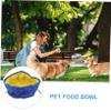 BAZEITFLOW Collapsible Food and Water Bowl for Dogs and Cats, Blue view 3