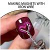 Heart-Shaped Cat-Eye Nail Magnet view 4