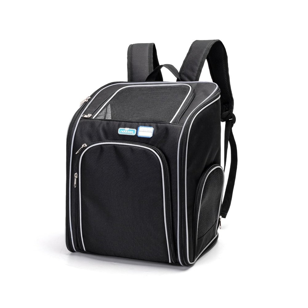 Pet Backpack with Ergonomic Design, Adjustable Padding and Multiple Compartments