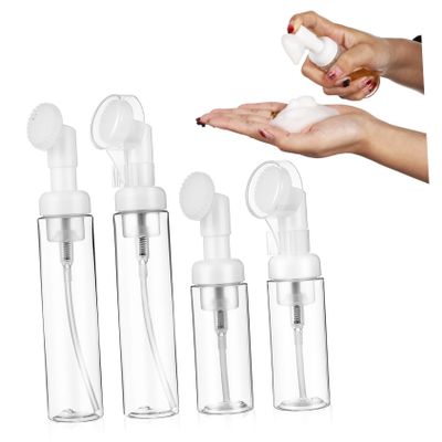 4-Pack Travel Foam Bottles, 60 mL and 100 mL, PET