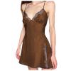 Sexy Satin Lace Nightgown for Women view 1