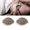 3 Pairs Mannequin Head Eyelids with Eyelashes for Lash Extension Practice, Beginner Training and Display (Brown) view 3