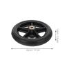 BESTYASH 4-Pack 7-Inch Replacement Front Wheels for Wheelchairs view 2