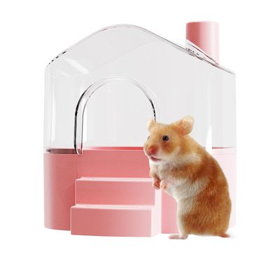 Large Transparent Hamster Sand Bath and Toilet