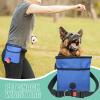 Yhsioaklo Treat Pouch for Small Dogs, Waterproof Food Bag with Treat Compartment view 2