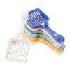 PERSELOSO 7-Piece Cat Litter Scoop Set, Lightweight Plastic, Long Handles view 1