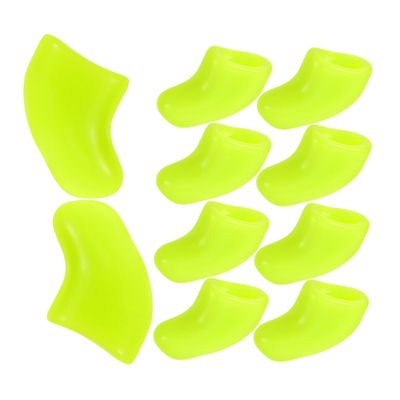 Toyvian Cat Claw Caps, 20-Count, TPR, Yellow