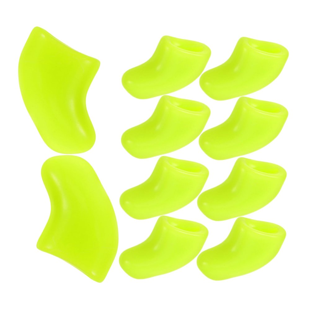 Toyvian Cat Claw Caps, 20-Count, TPR, Yellow