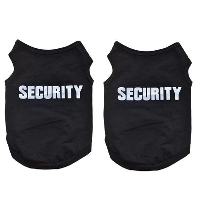 BLASHRD 2X Pet Winter Clothing Vest T-Shirt Coat Dress Pullover Security, Black XS