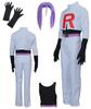 TYRHDJZQ Anime Cosplay White Long Shirt and Pants Men's Costume Outfit, Halloween, White, XS view 1