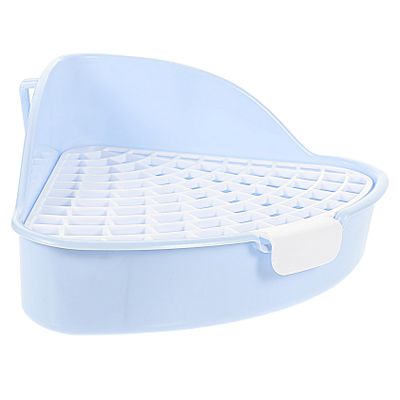 HEMOTON Rabbit Litter Box with Anti-Tip Design for Chinchillas and Bunnies