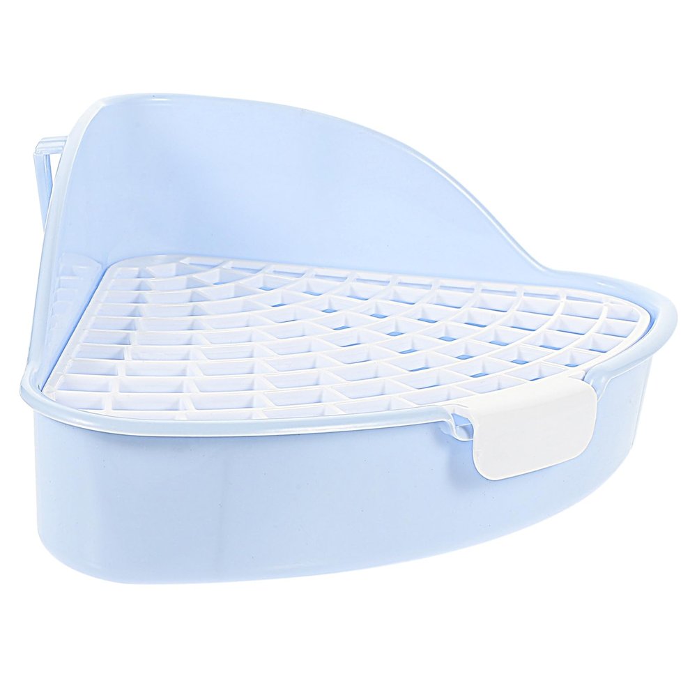 HEMOTON Rabbit Litter Box with Anti-Tip Design for Chinchillas and Bunnies