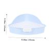 HEMOTON Rabbit Litter Box with Anti-Tip Design for Chinchillas and Bunnies view 2