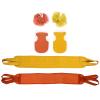 VINTORKY 6-Piece Mesh Shower and Bath Exfoliating Gloves with Back Scrubber view 1