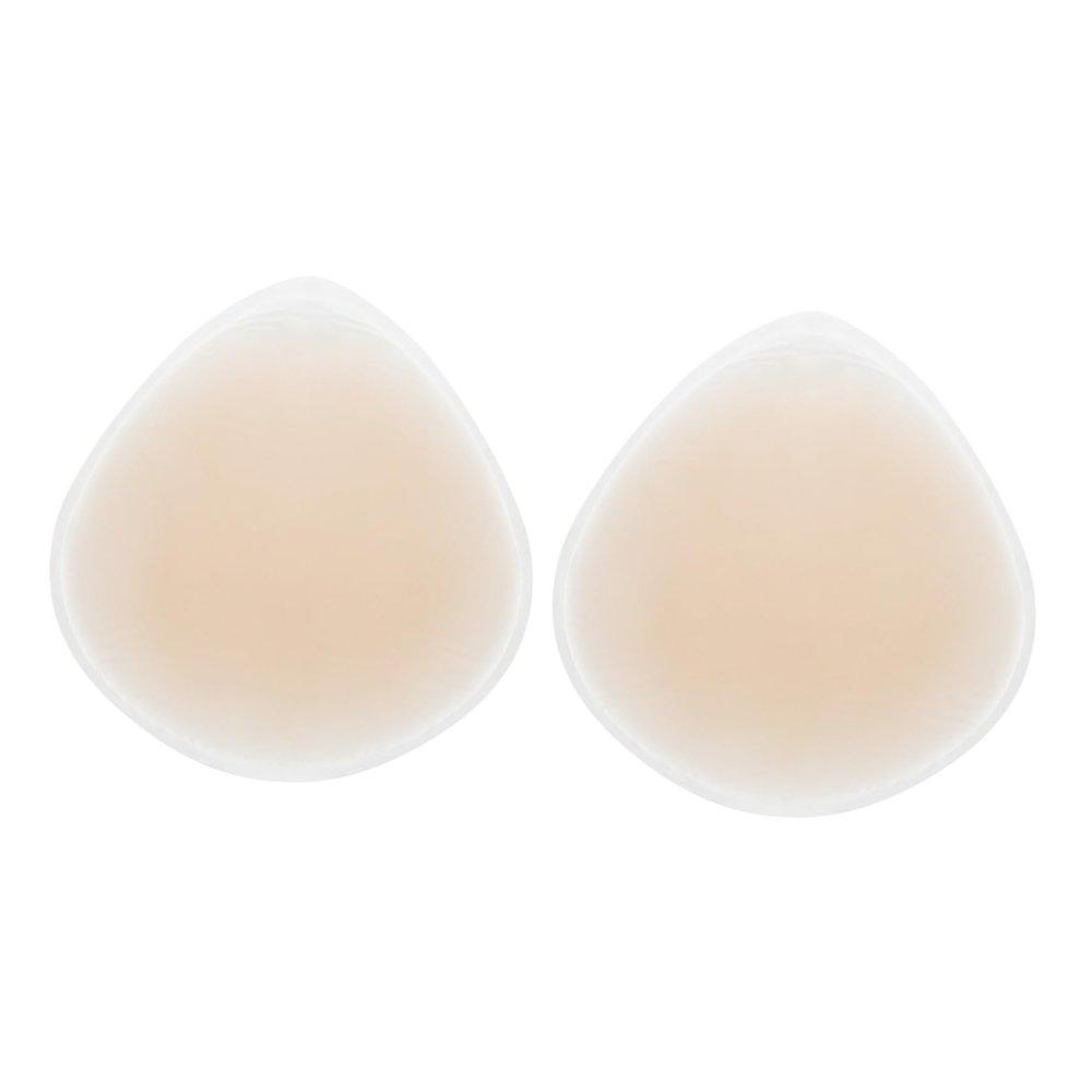 BESPORTBLE Beige Self-Adhesive Silicone Breast Pasties, 2 Pieces