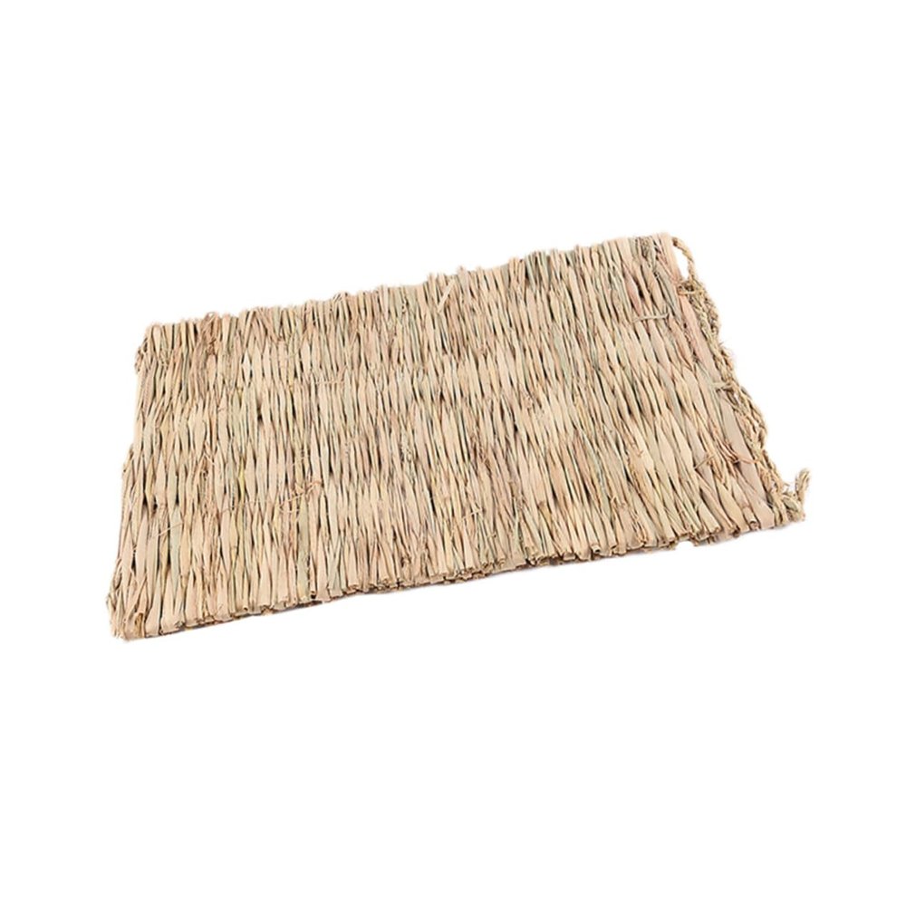 Toddmomy Handwoven Natural Seagrass Mat for Small Pets