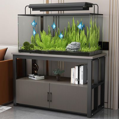 FORRTY Aquarium Stand with Cabinet