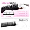 Lunamoon Easy Fan Lashes Self-Fanning Volume Lashes 2D–20D, 0.07-C, 9 mm view 3