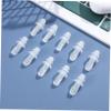 Silicone Noise-Reducing Earplugs, Transparent, Pack of 40 view 2