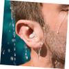 Silicone Noise-Reducing Earplugs, Transparent, Pack of 40 view 4