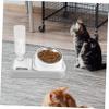 2-in-1 Plastic Feeder for Cats and Dogs view 3