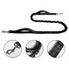Zymjzbetic Hands-Free Dog Running Leash with Zipper Pouch, Elastic Bungees and Retractable Rope, Pink view 3