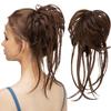 Namzi Messy Curly Bun Hair Extension, Light Mahogany 1 view 1